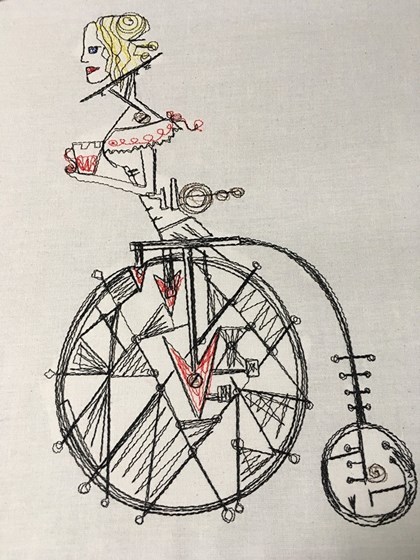 Picture Stitch Embroidery Design: Embroidery Automation Design 